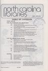 North Carolina Libraries, Vol. 47,  no. 3